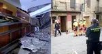 Un bar s-a prăbușit peste clienți în Spania. Zeci de oameni au rămas prinși sub dărâmături, iar 11 au ajuns la spital VIDEO