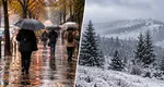 Ninsori la unte, ploi și vreme rece în restul țării. Prognoza meteo pentru 12 octombrie – 9 noiembrie