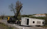 Accident grav, un autocar cu români s-a răsturnat în Spania. Sunt cel puţin doi morţi şi 16 răniţi