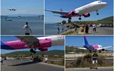Imagini spectaculoase! Un avion zboară fix pe deasupra oamenilor aflaţi pe plaja din Skiathos. Care este explicaţia aterizării atât de joase. FOTO şi VIDEO