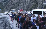 Chinul ruşilor care fug de război trecând graniţa în Georgia: „Se percepe un tarif uriaş. Orice situaţie este mai bună decât să stai în Rusia”