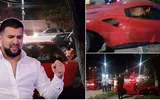 Accident grav cu fratele lui Tzancă Uraganu. A făcut praf un Ferrari de sute de mii de euro FOTO / VIDEO