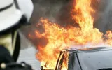 O maşină blindată în care se afla ministrul de externe al Estoniei a luat foc în Kiev