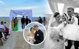 Irina Deaconescu și Cristi Manea au făcut nuntă într-un decor de poveste. Cei doi s-au căstorit religios, pe plajă