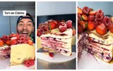 Rețetă de tort de clătite devenită virală pe internet. Desertul simplu care i-a cucerit pe toți