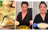 Cum se prepară plăcinta cu cartofi a Gabrielei Cristea. E ideal pentru perioada postului Paștelui și se face foarte ușor