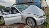 Accident grav în Ialomiţa. Un BMW a fost lovit de tren. Două persoane sunt în stare gravă. Update: Plan roşu de intervenţie şi la Arad