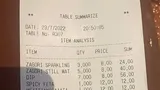 Cât a plătit un român pe o masă în Grecia. Bonul fiscal a fost făcut public