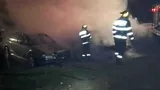 Răzbunare mafiotă la Râmnicu Vâlcea! Trei autoturisme, distruse de un incendiu