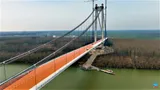 Probleme la Podul Brăilei, de peste Dunăre. Ce se întâmplă, de fapt, pe șantier. Promisiuni de la Ministerul Transporturilor