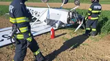 Un avion de mici dimensiuni a aterizat forţat pe un câmp agricol din Alba