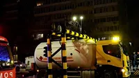 O cisternă cu GPL a lovit limitatorul de la Pasajul Unirii. Primarul Băluţă: „O faptă similară unui atentat terorist”