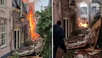 VIDEO Explozie puternică urmată de incendiu în centrul orașului: „Pământul s-a cutremurat”. Autoritățile caută supraviețuitori sub  dărâmături