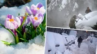 Prognoza meteo. Două zile de primăvară înaintea unui nou weekend siberian, cu ger şi ninsori. Oana Păduraru are prognoza pe o săptămână