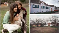 Dana Rogoz, noi imagini cu casa din Viscri. Ea și familia ei vor petrece Paștele acolo: „Renovarea continuă în curte”