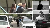 EXCLUSIV Mihai și David sunt conduși pe ultimul drum. Primele imagini de la înmormântarea celor doi prieteni morți în accidentul de la Snagov. Părinții sunt distruși de durere