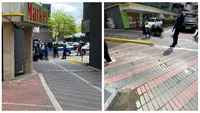 VIDEO Un ucrainean a scăpat cu viață după ce a căzut de etajul 5 al unui bloc din București!