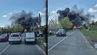 Un autocar cu 27 de persoane, cuprins de flăcări în județul Tulcea. Care este starea pasagerilor. VIDEO