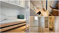 Garsoniera în care faci doi pași și ai terminat turul se vinde cu 115.000 euro. Proprietatea cât un dressing se află în Florența