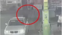Jaf de 20.000 de dolari într-o benzinărie din București! Cum a rămas șoferul fără bani, totul a fost surprins de camerele de supraveghere
