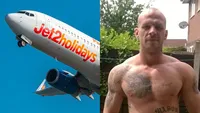 Un bărbat de 35 de ani a murit în urma unui scandal în avion. A fost imobilizat pe parcursul zborului, iar polițiștii l-au găsit deja decedat