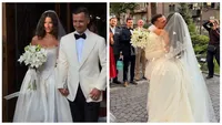 Alice Peneacă și Dragos Caliminte au spus DA și la biserică. Cuplul, strălucitor și la ceremonie, și la nuntă. IMAGINI DE COLECȚIE