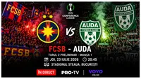 FCSB – Auda 2-3 în Conference League. Şoc în Ghencea, calificarea se decide în Letonia