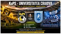 KuPS – Universitatea Craiova 1-1 în Europa League. Oltenii, aproape de play-off, cu cine ar putea juca pentru un loc în grupă