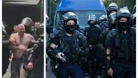Bombardierul infiltrat la protestul fermierilor, reţinut. Oierii se delimitează de instigatorii la violenţe din Piaţa Victoriei