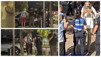 Simpatizanții lui Călin Georgescu s-au strâns la DIICOT. Stegarul dac, printre ei. Fostul candidat suveranist, adus la audieri într-un dosar de înșelăciune