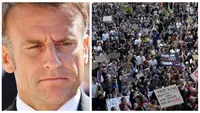 Franța, măcinată de proteste. Tot mai mulți oameni în stradă, Macron a convocat o reuniune de criză
