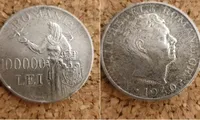 Cât valorează acum o monedă de 100.000 de lei din 1946 cu Regele Mihai. La ce preț se vinde pe OLX