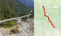 Noile imagini cu prima autostradă din România care va străpunge Carpații. Ministerul Transporturilor: Lucrările se termină înainte de termen