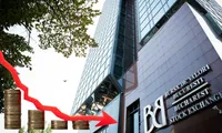 Bursa de la București a închis în scădere ședința de miercuri, cu tranzacții de 143,35 mil. lei
