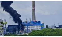 Incendiu cu degajări mari de fum, la CET Vest București. Autoritățile au transmis Ro-Alert