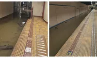 Stația de metrou Piața Victoriei 2, închisă temporar după infiltrații cauzate de precipitațiile abundente. Circulația pe Magistrala 1, reorganizată