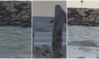 O dronă a fost găsită în apa mării la Costinești. Perimetrul a fost izolat de autorități