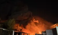 Incendiu major la o hală din Sectorul 1 al Capitalei. ISUBIF a emis mesaj RO-ALERT din cauza degajărilor de fum