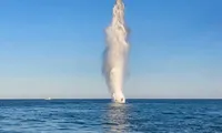 MApN: Fragment de dronă cu încărcătură explozivă, neutralizat la aproximativ 5 mile marine de brațul Sulina