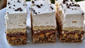 Rețetă de prăjitură Parlament. Un desert delicios, cu nucă,  ciocolată și biscuiți