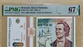 Banconota de una mie lei, cu chipul lui Mihai Eminescu, se vinde cu o sumă frumoasă pe OLX. Ce preț are acum