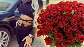 ȘOC! Cuplu nou în showbizul românesc? Vedeta a primit un buchet imens de trandafiri