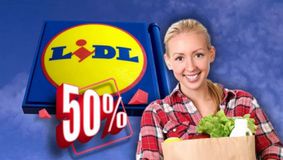 Zeci de produse din Lidl România sunt reduse cu 50% de luni. Clienții se vor îngrămădi în magazine