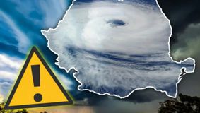 Ciclonul face ravagii în România. Zonele afectate de cod galben de vreme rea