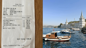 Cât a plătit o româncă, în Istanbul, pentru o masă