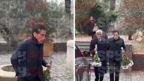 Petre Roman, primul care a venit să-și ia rămas bun de la Mioara Roman, fosta lui soție! Cei doi au fost căsătoriți timp de 34 de ani / VIDEO