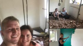 Familie de imigranți polonezi transformă o casă abandonată de 30 de ani într-un cămin de vis în Marea Britanie