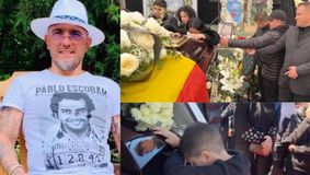 Imaginile durerii de la înmormântarea lui Costel Corduneanu! Familia lui, în lacrimi în timpul slujbei / VIDEO