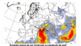 Meteorologii alertează: Un nou strat de praf saharian se apropie de România &#8211; Cum va influența acesta starea vremii?