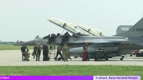 România primește trei aeronave F-16 de la Olanda pentru instruirea piloților